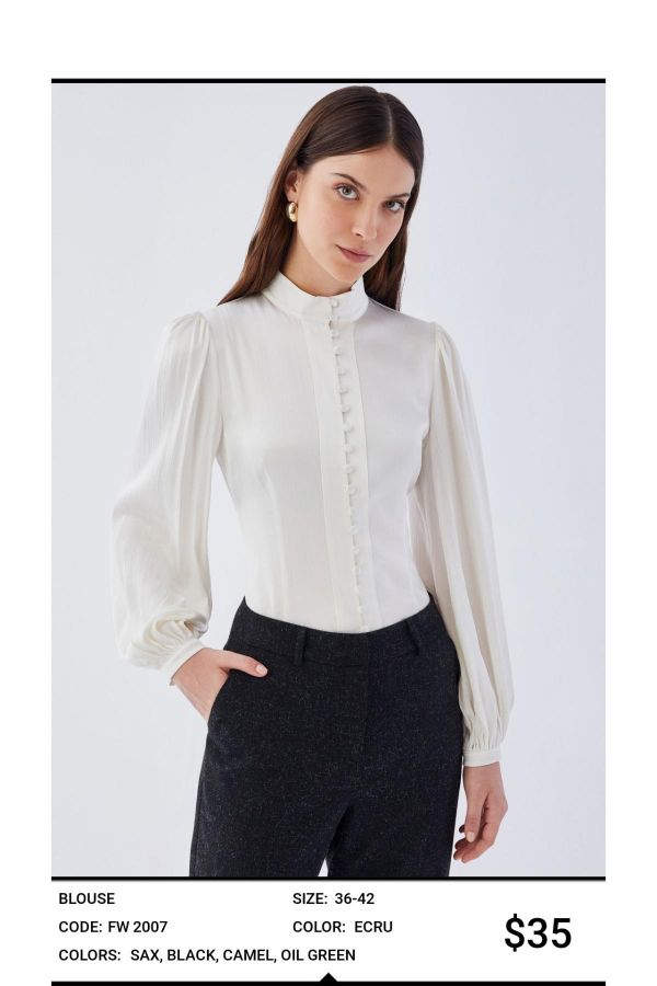 Picture of Idyl 2007 ECRU Women Blouse