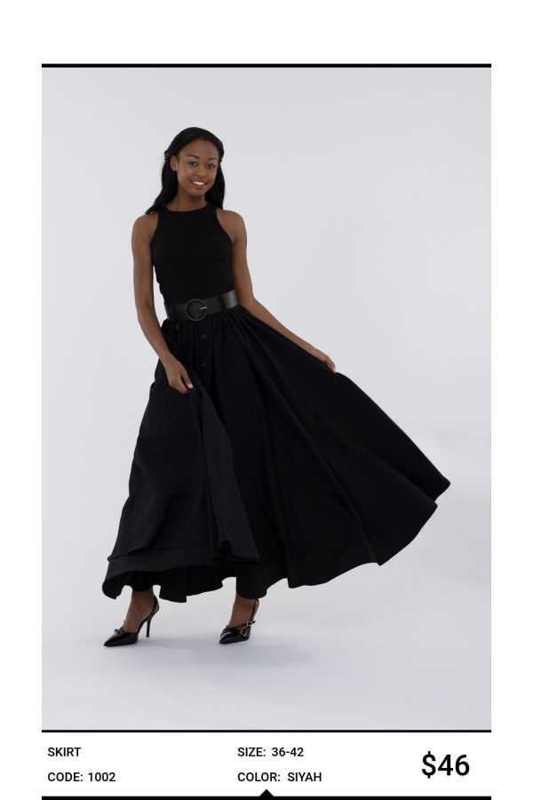 Picture of Idyl 1002 BLACK Women Skirt