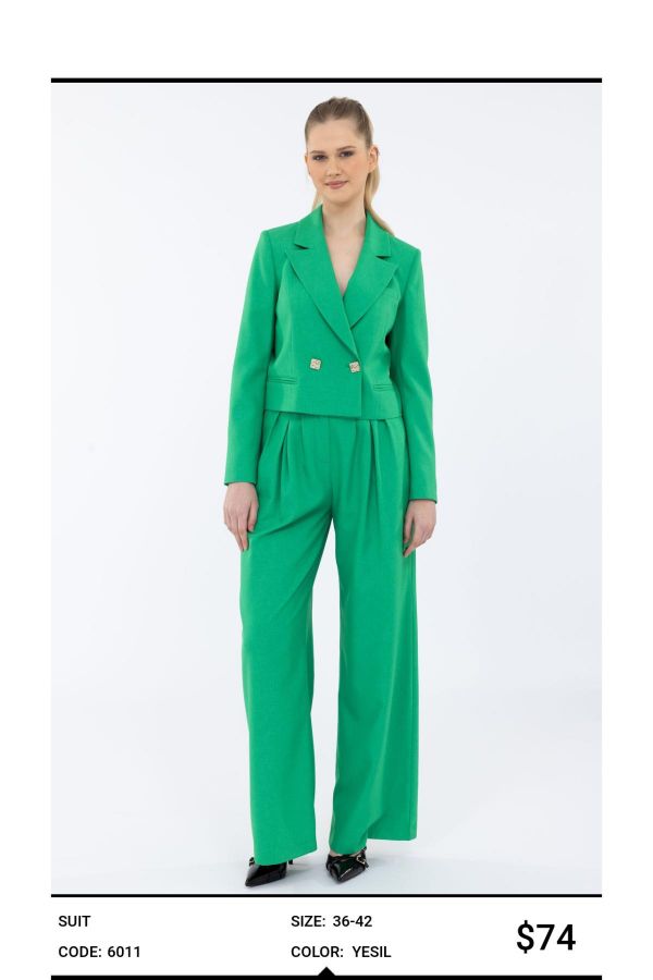 Picture of Idyl 6011 GREEN Women Suit