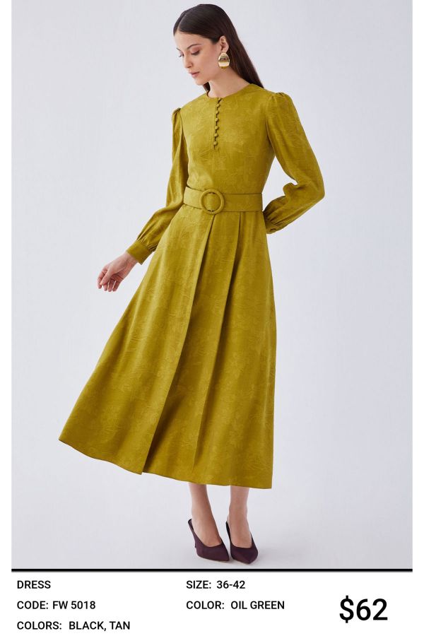 Picture of Idyl 5018 GREEN Women Dress