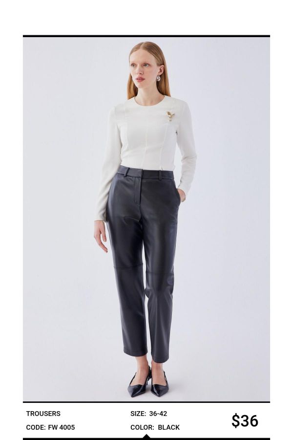 Picture of Idyl 4005 BLACK Women's Trousers