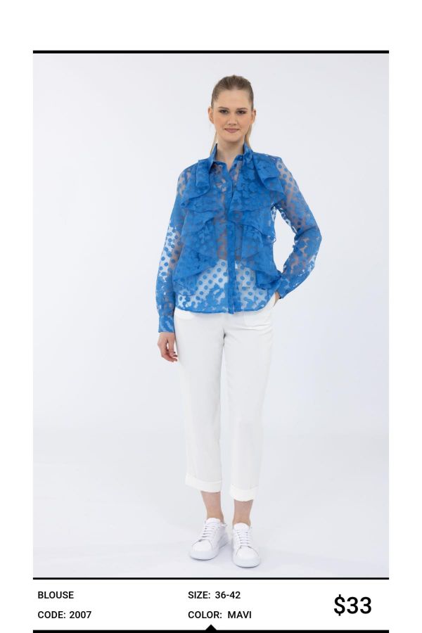 Picture of Idyl 2007 BLUE Women Blouse