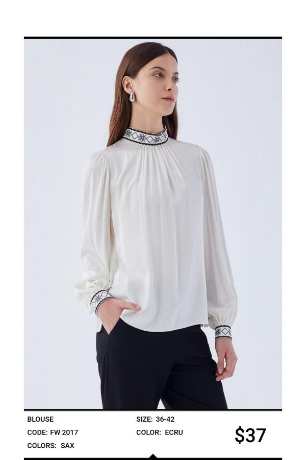 Picture of Idyl 2017 ECRU Women Blouse