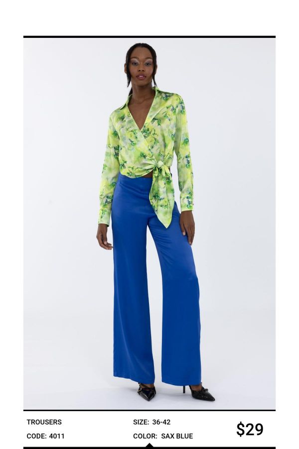 Picture of Idyl 4011 SAX Women's Trousers