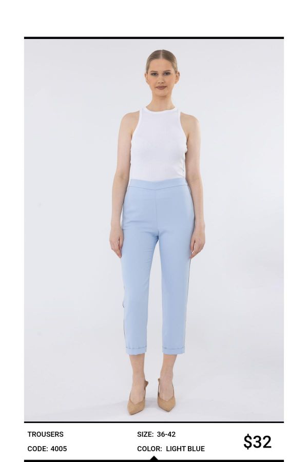 Picture of Idyl 4005 BLUE Women's Trousers