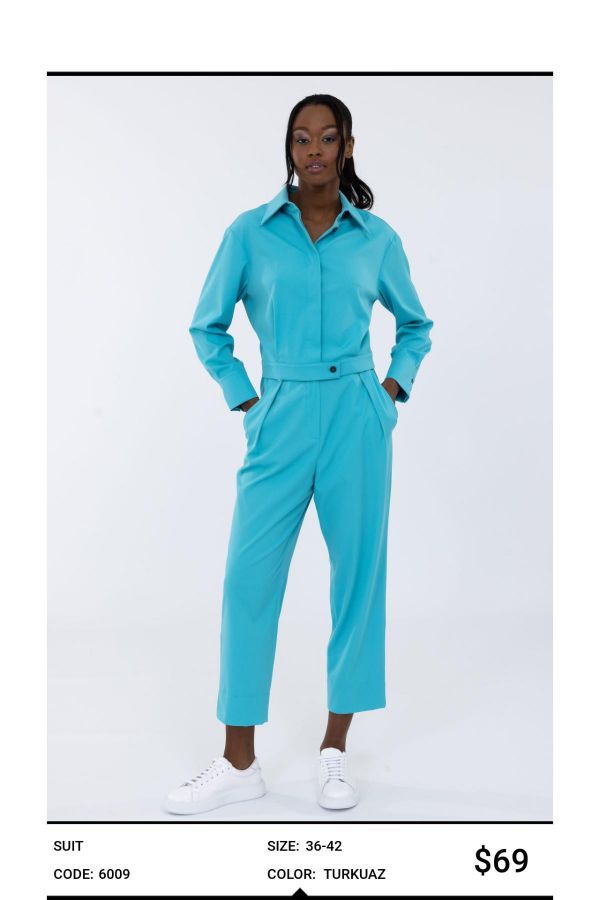 Picture of Idyl 6009 TURQUOISE Women Suit