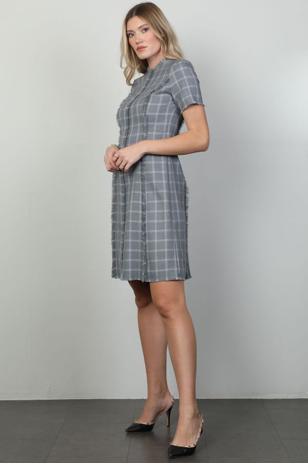 Picture of 4gKiwe MZK306 GREY Women Dress