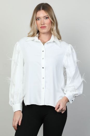 Picture of Modalinda 7416 ECRU Women Shirt