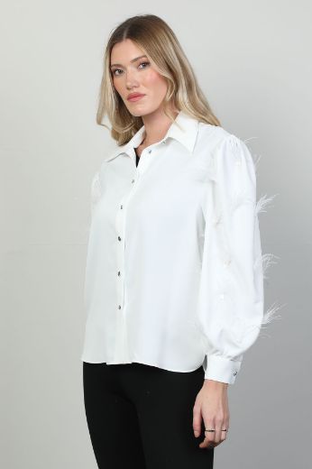 Picture of Modalinda 7416 ECRU Women Shirt