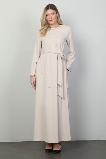 Picture of Roux 2427265 BEIGE Women Dress