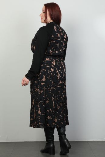 Изображение Miss Tailor 5075xl АНТРАЦИТ Женское платье большого размера 