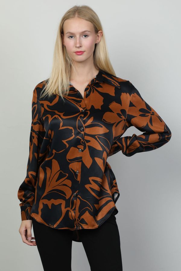 Picture of Lome LM153 BROWN Women Shirt