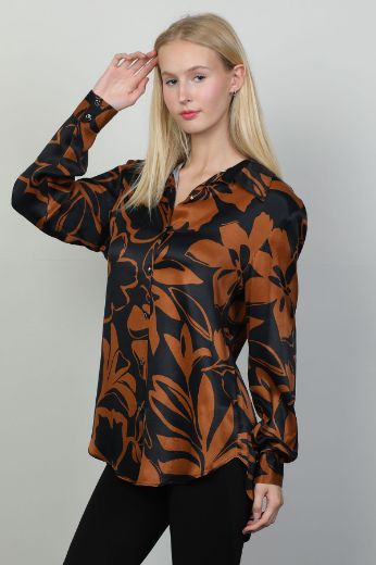 Picture of Lome LM153 BROWN Women Shirt