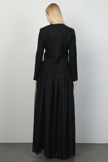 Picture of Ventura 3451 BLACK WOMANS SKIRT SUIT 