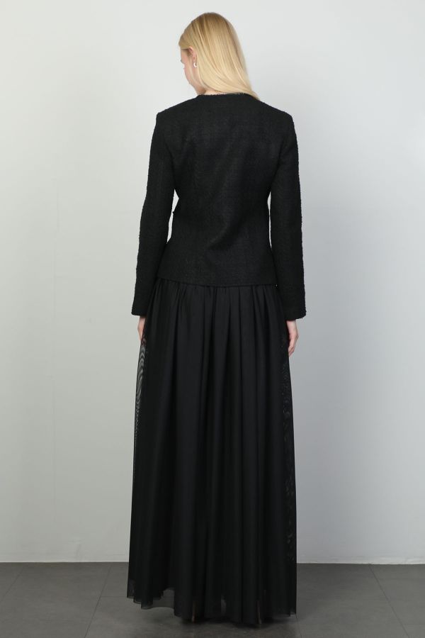 Picture of Ventura 3451 BLACK WOMANS SKIRT SUIT 