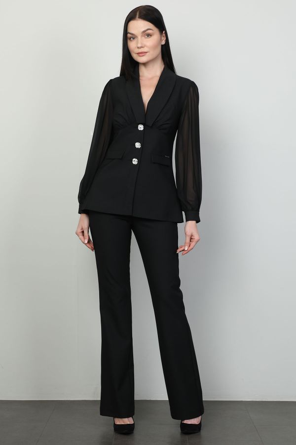 Picture of Green World 5331 BLACK Women Suit