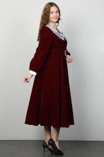 Dozza Fashion 2544 BORDO Kadın Elbise resmi