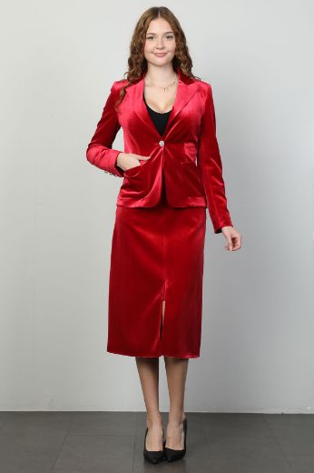 Picture of Vivento TK5275 RED Women Suit