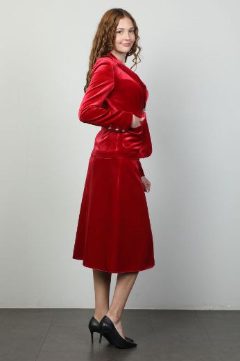 Picture of Vivento TK5275 RED Women Suit