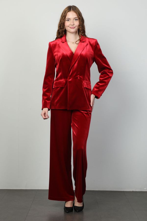 Picture of Vivento TK3428 RED Women Suit