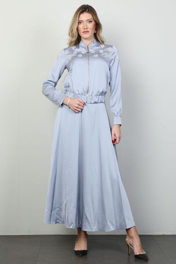 Picture of Roux 2428149 LIGHT BLUE Women Suit