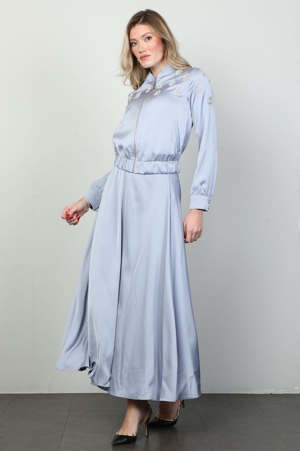 Picture of Roux 2428149 LIGHT BLUE Women Suit