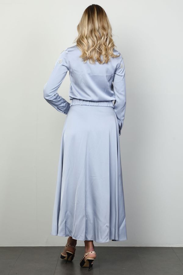 Picture of Roux 2428149 LIGHT BLUE Women Suit