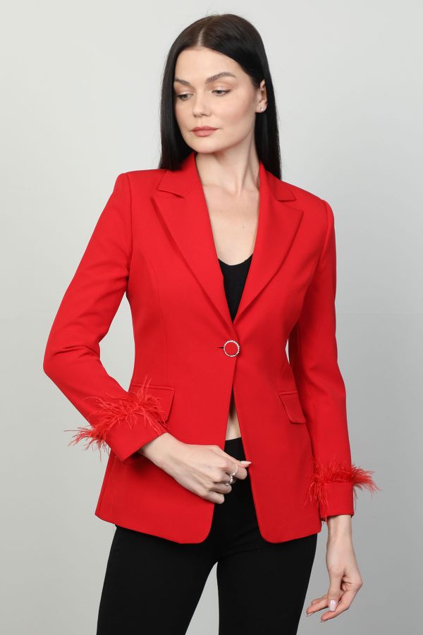 Picture of Fimore 5639-6 RED Women Jacket