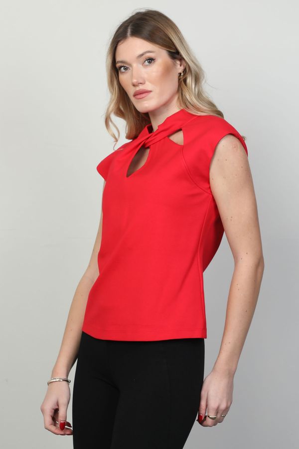 Picture of Mira Mia K252008 RED Women Blouse