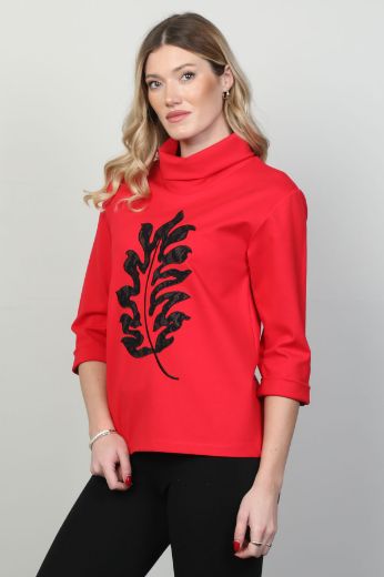 Picture of Mira Mia K252030 RED Women Blouse