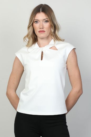 Picture of Mira Mia K252008 ECRU Women Blouse